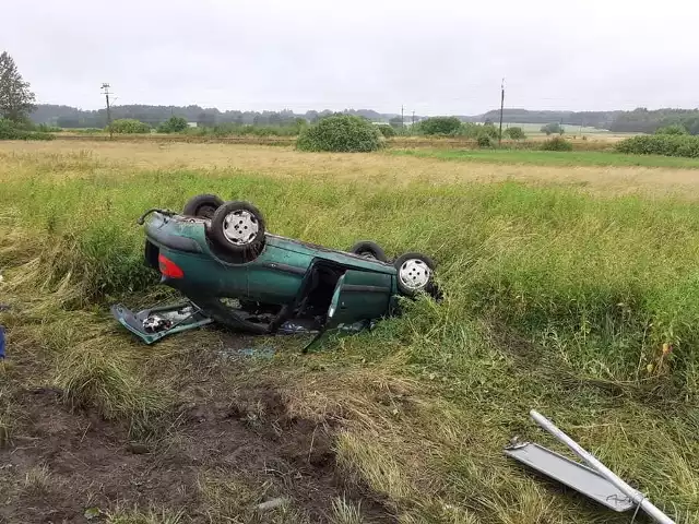 Wypadek na ulicy Kołobrzeskiej w Świdwinie