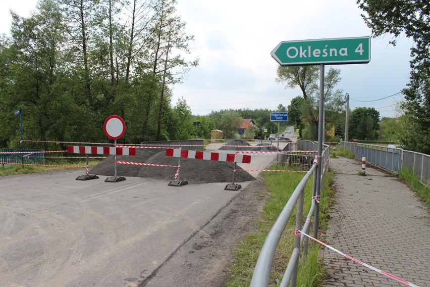 Alwernia. Nawałnica uszkodziła most. Droga wojewódzka będzie nieprzejezdna pół roku?