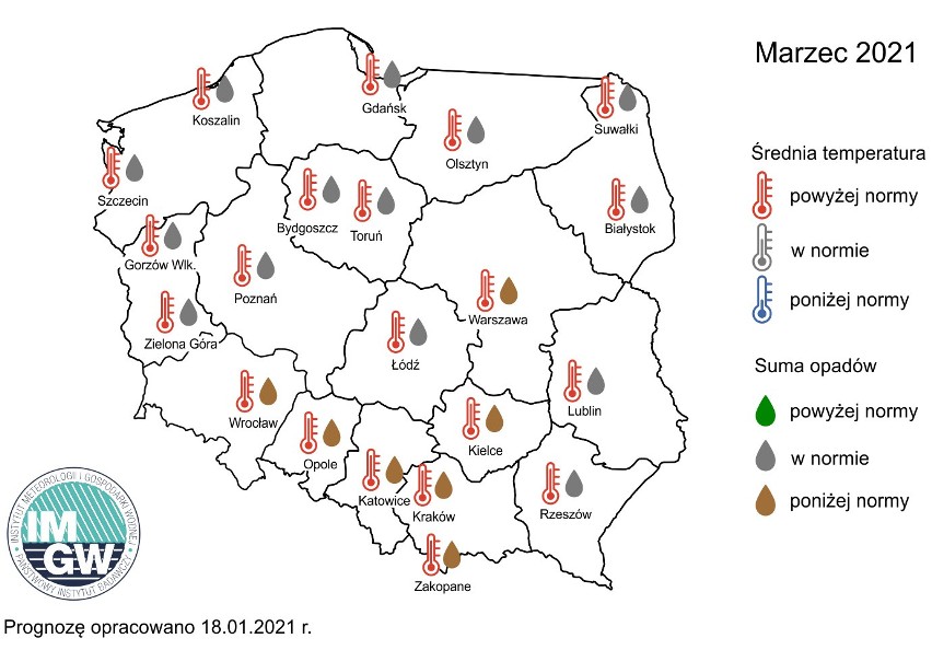 IMGW-PIB: Eksperymentalna prognoza długoterminowa...