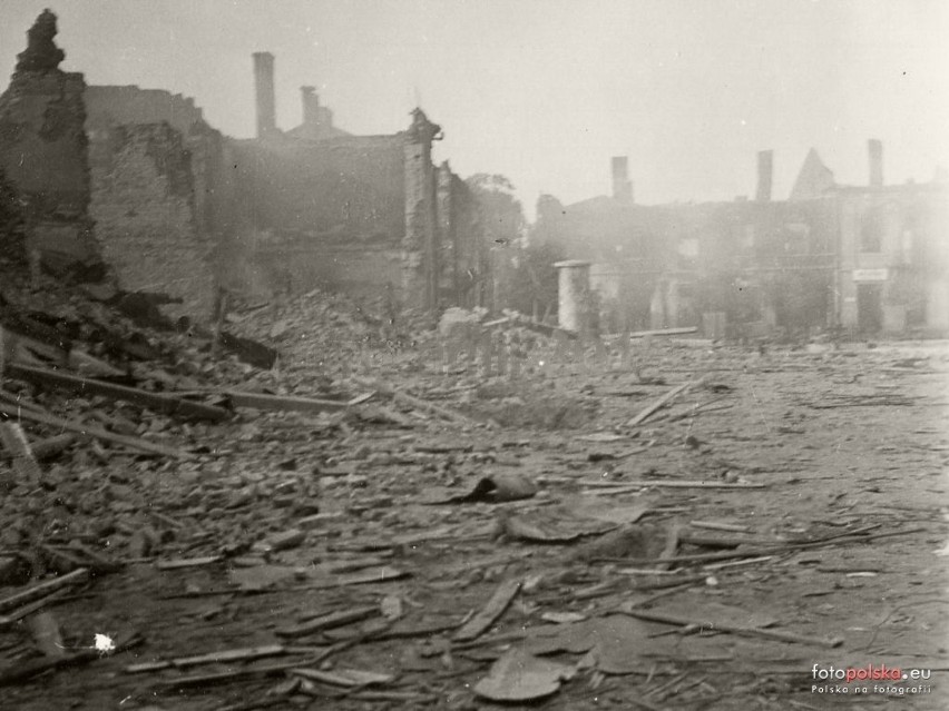 wrzesień 1939 , Zbombardowany Wieluń