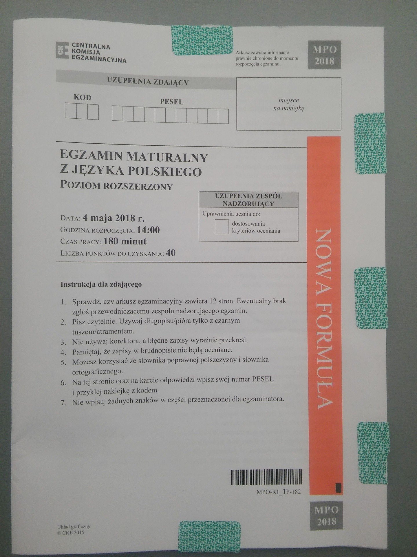 Matura 2018 język polski ROZSZERZENIE - ZOBACZ ARKUSZ PYTAŃ i ODPOWIEDZI |  Echo Dnia Świętokrzyskie