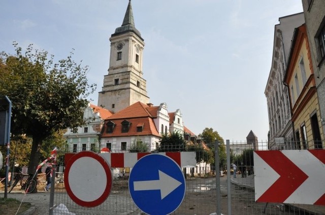 Rynek w Byczynie.