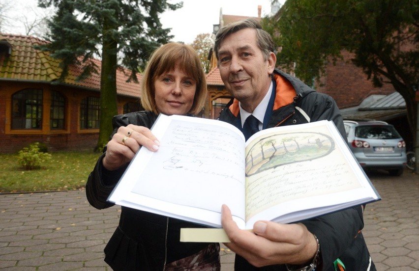 Prezes Stowarzyszenia Agnieszka Szeląg i Tadeusz Wojter.