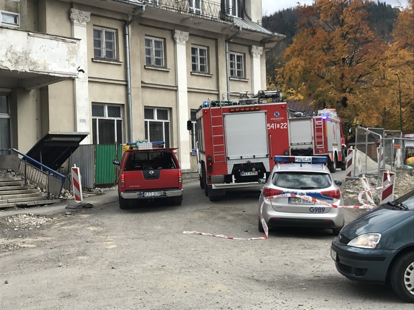 Zakopane. Rozszczelniła się rura z gazem. Zamknęli skrzyżowanie 