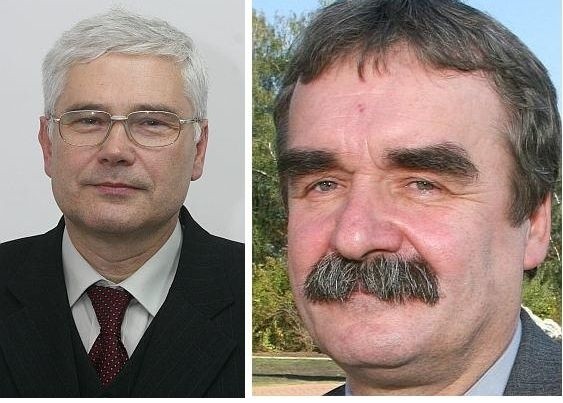 Od lewej Leonard Świerczyński i Wojciech Lubawski.
