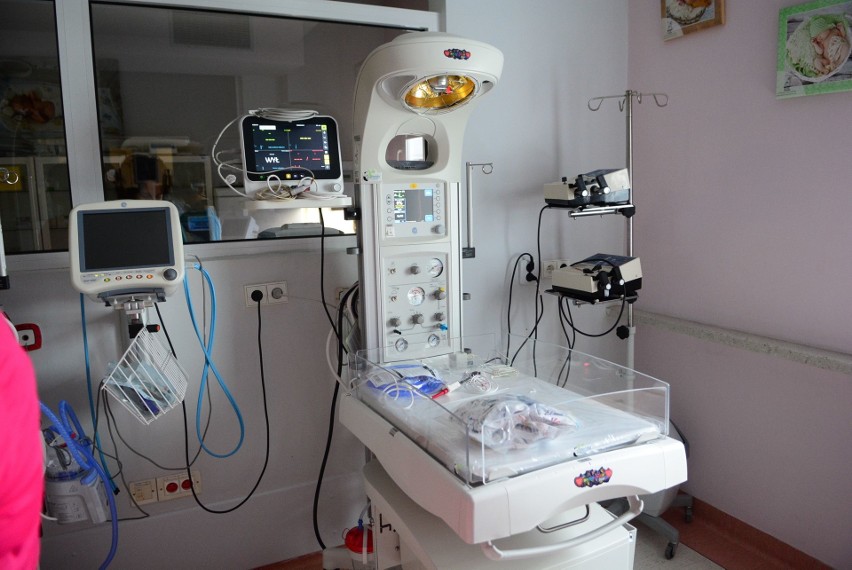 Nowy sprzęt na oddziale neonatologii.