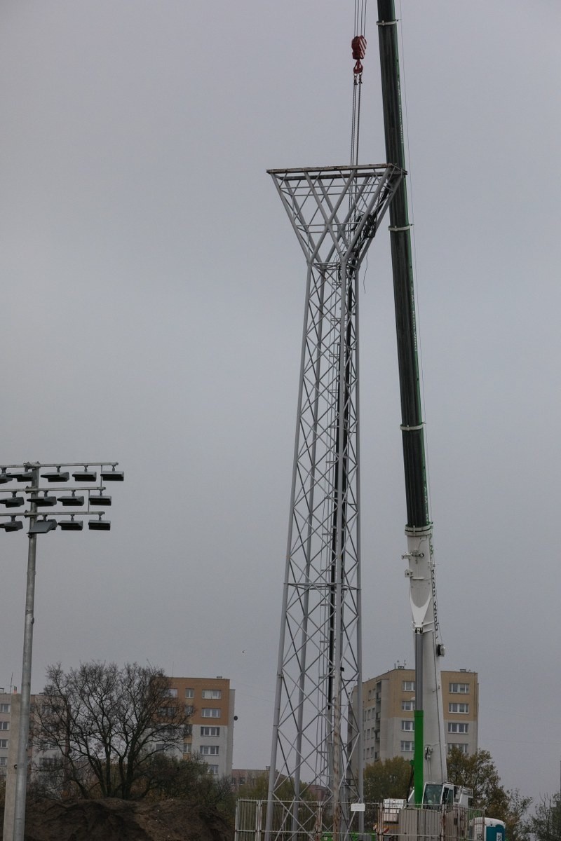 Przebudowa stadionu Pogoni rozpoczęła się w kwietniu.