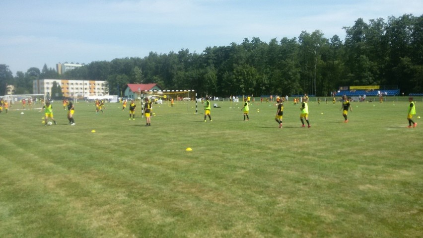 Letnia szkółka Borussii Dortmund zakończyła dziś swój pierwszy obóz szkoleniowy w Goczałkowicach