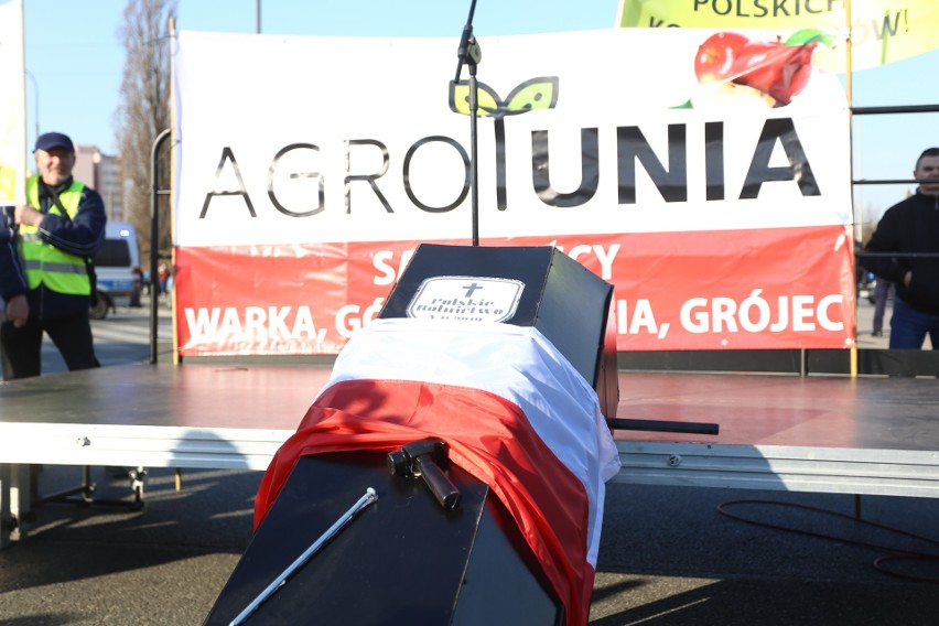 Protest rolników w Warszawie, 3 kwietnia 2019 r.