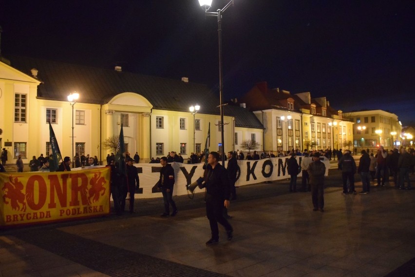 W marszu wzięło udział około stu osób.