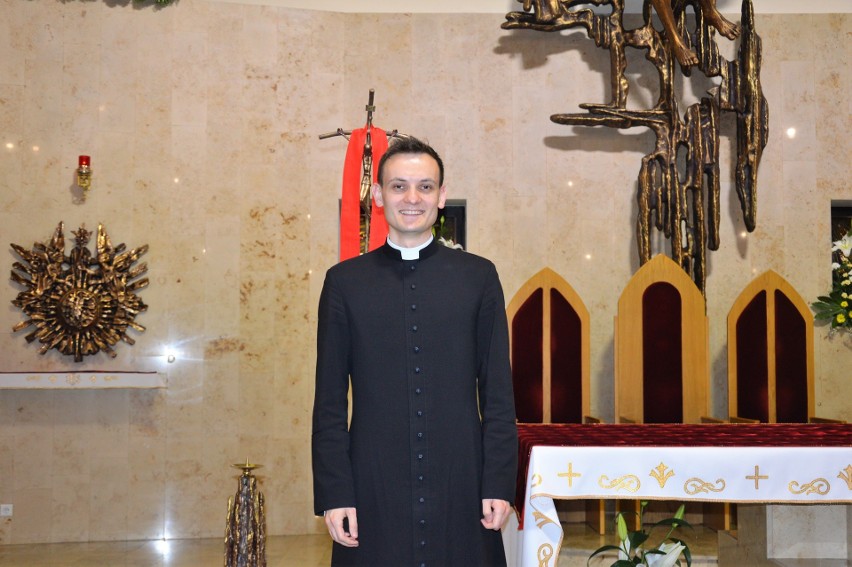 Diakon Marcin Jaśkowski z parafii św. Jana Chrzciciela w...