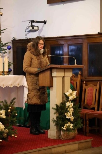 Bożonarodzeniowe spotkanie Duszpasterstwa Kobiet Diecezji Sandomierskiej. Składano życzenia i śpiewano kolędy