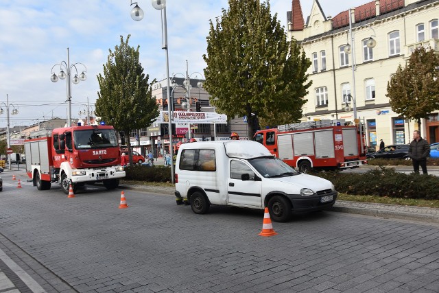 Potrącenie pieszej w Częstochowie w II Al. NMP na wysokości Kwadratów