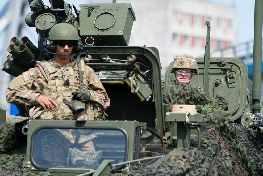 Amerykańskie wojsko w Polsce podczas tegorocznych manewrów...