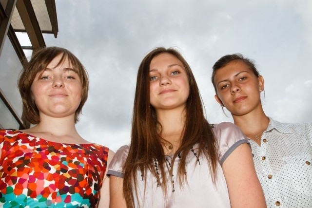 Kasia Milewska (od lewej), Aneta Halicka i Marta Zdancewicz.