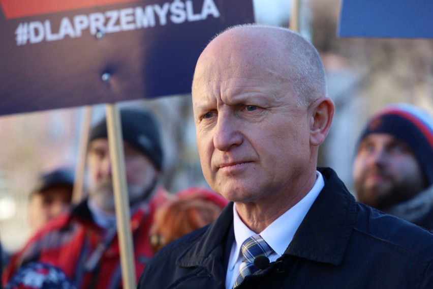 Tomasz Dziumak jest kandydatem na prezydenta Przemyśla....