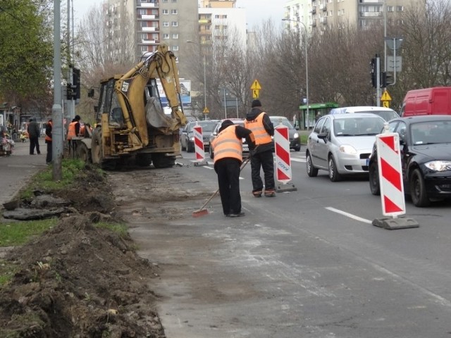 W poniedziałek rozpoczęły się remonty dwóch poznańskich ulic: Ściegiennego i Marcelińskiej.