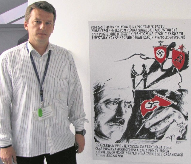 Temat i scenariusz są pomysłem por. Sławomira Rafalskiego (na zdjęciu). Ale komiks wykonał więzień odsiadujący wieloletnią karę.