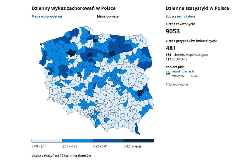 Koronawirus - woj. zachodniopomorskie, 13.01.20