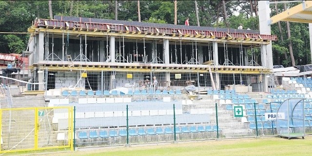 Stadion miał być gotowy pod koniec lipca.