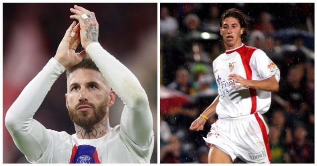 Sergio Ramos w barwach swojego ostatniego klubu – PSG i pierwszego, do którego zdecydował się wrócić – Sevilli