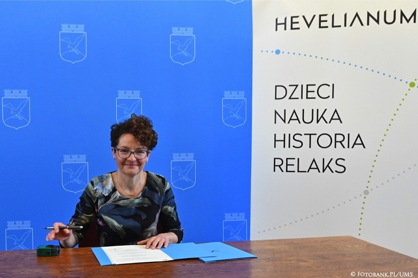 Podpisanie porozumienia między Hevelianum, a władzami Sopotu