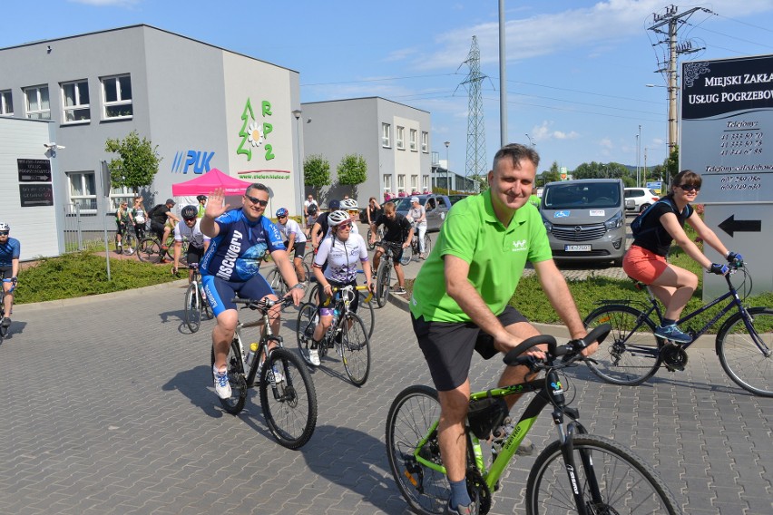 Onkolodzy z całej Europy przejechali na rowerach przez Kielce