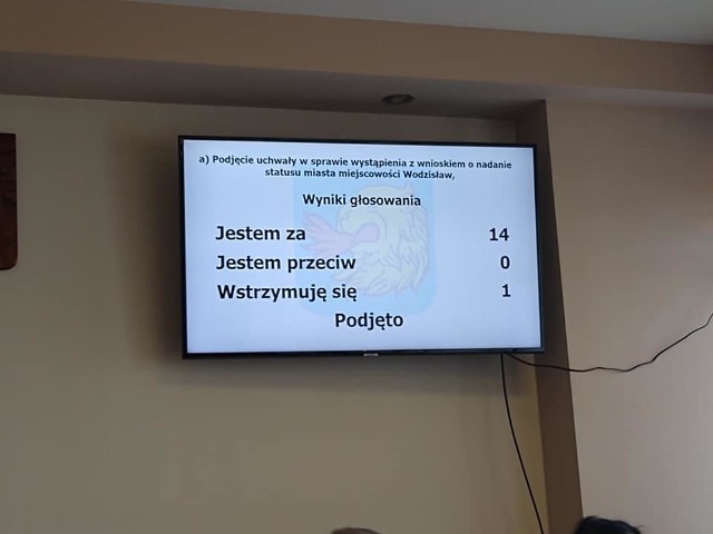 Podjęcie uchwały w sprawie nadania statusu miasta miejscowości Wodzisław.