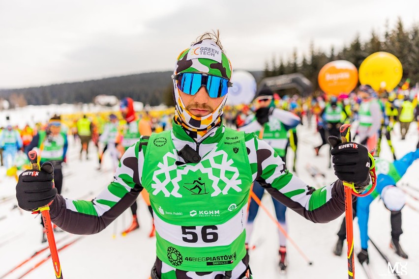 Bieg Piastów 2022 - 25 km [ZDJĘCIA, WYNIKI]. Kacper Antolec i Andżelika Szyszka zwycięzcami. Niedziela, 6.03.2022