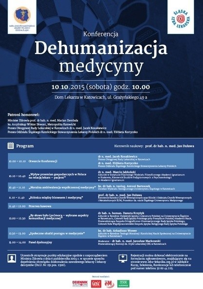 Konferencja o dehumanizacji medycyny
