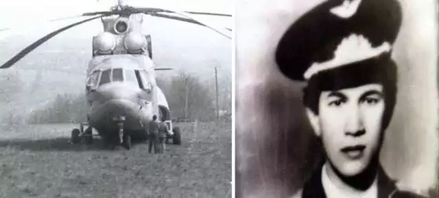 Na miejsce wypadku przyleciał największy wtedy helikopter transportowy świata MI-26. Z prawej pilot Gainie Tdinow.