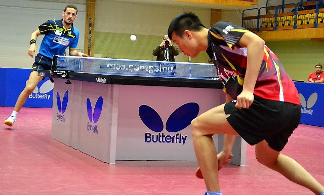 Wang Yang (na 1. planie) wywalczył w Bytomiu dla Olimpii/Unii Grudziądz dwa punkty.