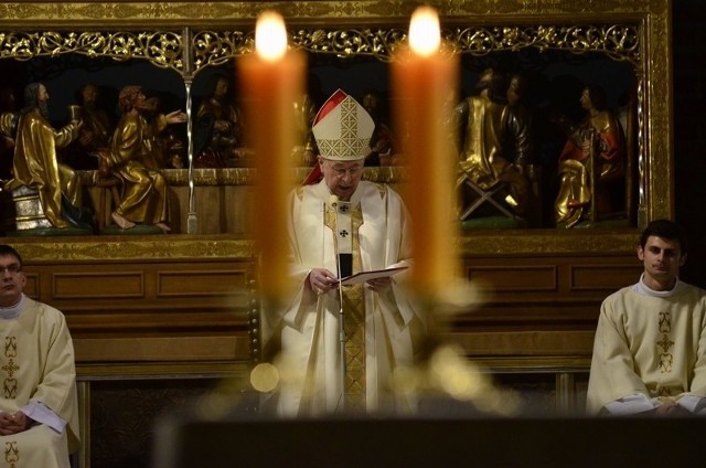 Pasterkę w poznańskiej katedrze poprowadził arcybiskup Stanisław Gądecki