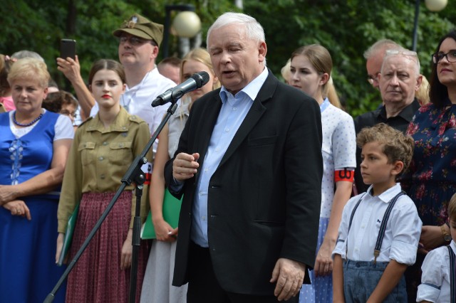 Jarosław Kaczyński był w sierpniu w Stalowej Woli