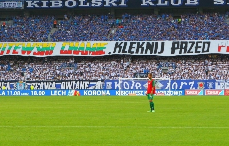 Ruszył proces za antylitewski transparent na meczu Lecha...