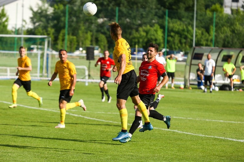 16.06.2021, stadion Garbarni Kraków: Wieczysta Kraków -...