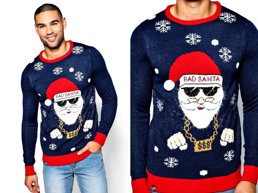 Yo! Yo! Yo! Bad Santa is coming to town! Sweter dla...