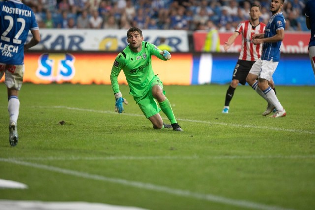 Mickey van der Hart może spać spokojnie. Jego pozycja w bramce Kolejorza jest niezagrożona. mickey van der hart.glos wielkopolski. fot. robert wozniak/polska press