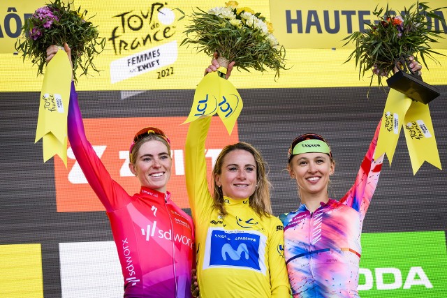 Katarzyna Niewiadoma zajęła trzecie miejsce w kolarskim wyścigu Tour de France - to historyczny wyczyn naszej cyklistki