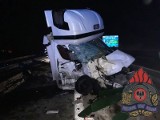 Tragedia na A4. Dwie osoby nie żyją, siedem rannych w zderzeniu busa z ciężarówką [ZDJĘCIA]