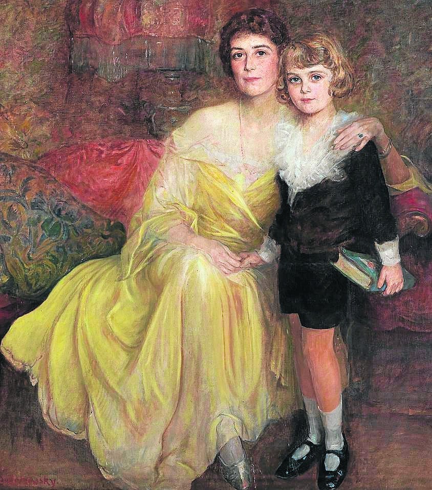 Obraz „Matka z synem”. Wybitny portrecista  Jan Bolesław...