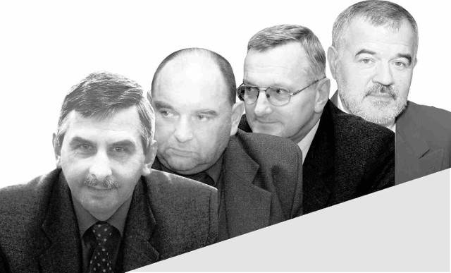 Jan Owsiak (od dołu), Henryk Serafin, Janusz Wojdat, Paweł Gasztold, to tylko niektórzy z radnych, którzy byli w radzie, znikli z niej lub pojawili się w zastępstwie innych. Trudno za tymi zmianami nadążyć. A może ich być jeszcze więcej, bo do finiszu kadencji jeszcze trochę czasu pozostało.