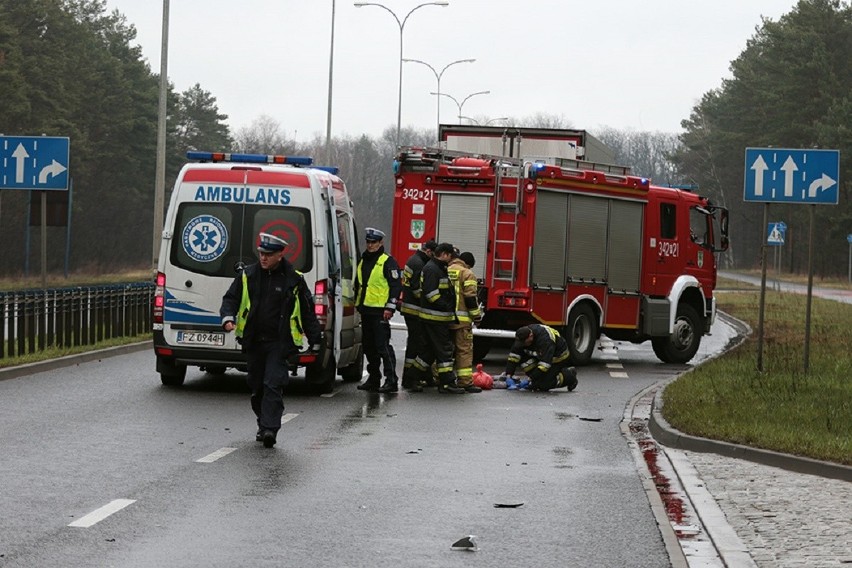 Do tragedii doszło na pasach w kierunku ronda Batorego.