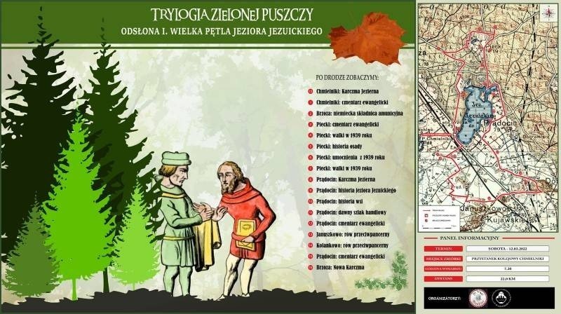 Cykl pieszych rajdów po Puszczy Bydgoskiej - Wielka Pętla...