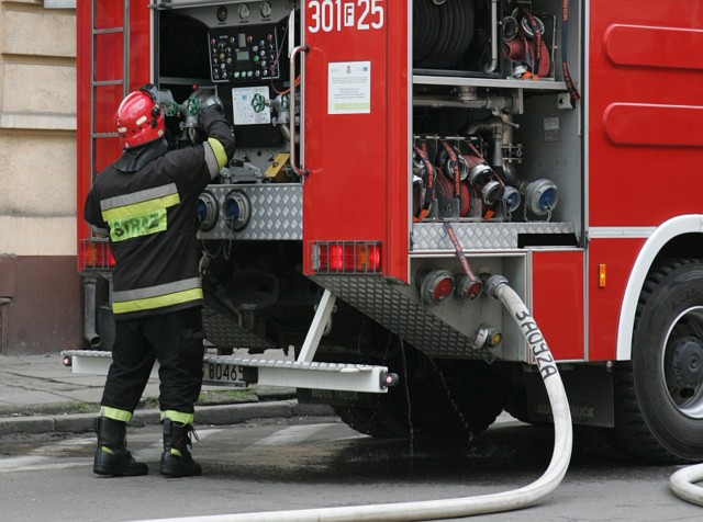 Pożar wybuchł w Białczu w gminie Witnica.