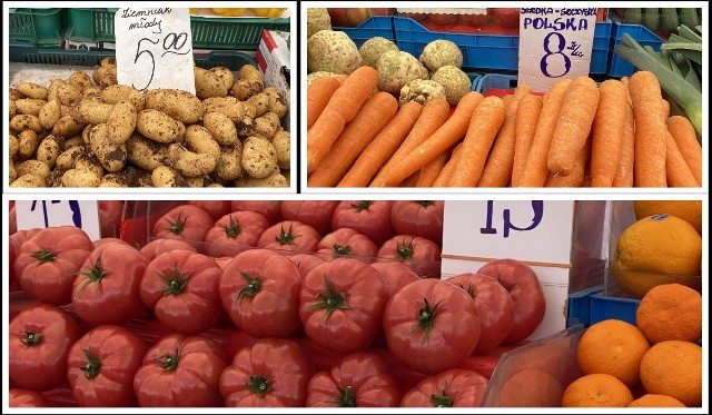 Oto ceny owoców i warzyw na kieleckich bazarach. Sprawdź>>>