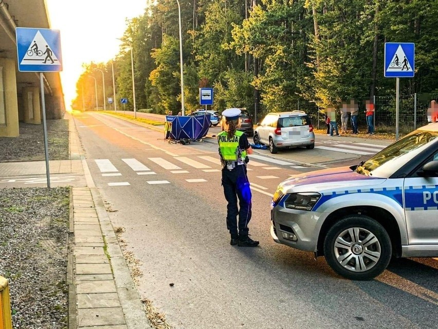Białystok. Śmiertelne potrącenie rowerzysty na przejeździe przy ul. Maczka. Kierująca BMW 45-latka skazana