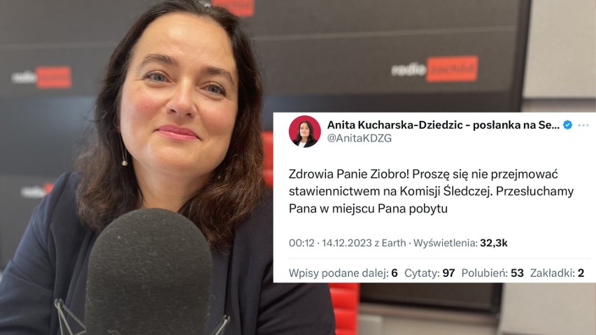 Anita Kucharska - Dziedzic jest krytykowana za swój wpis.