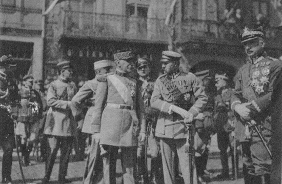 Ferdinand Foch podczas wizyty w Poznaniu