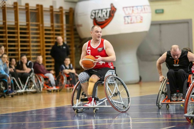 Jedną z sekcji Startu Białystok jest koszykówka na wózkach